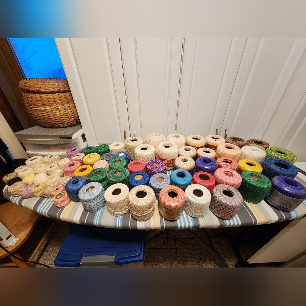 Colorful Knit & Crochet Yarn Collection
